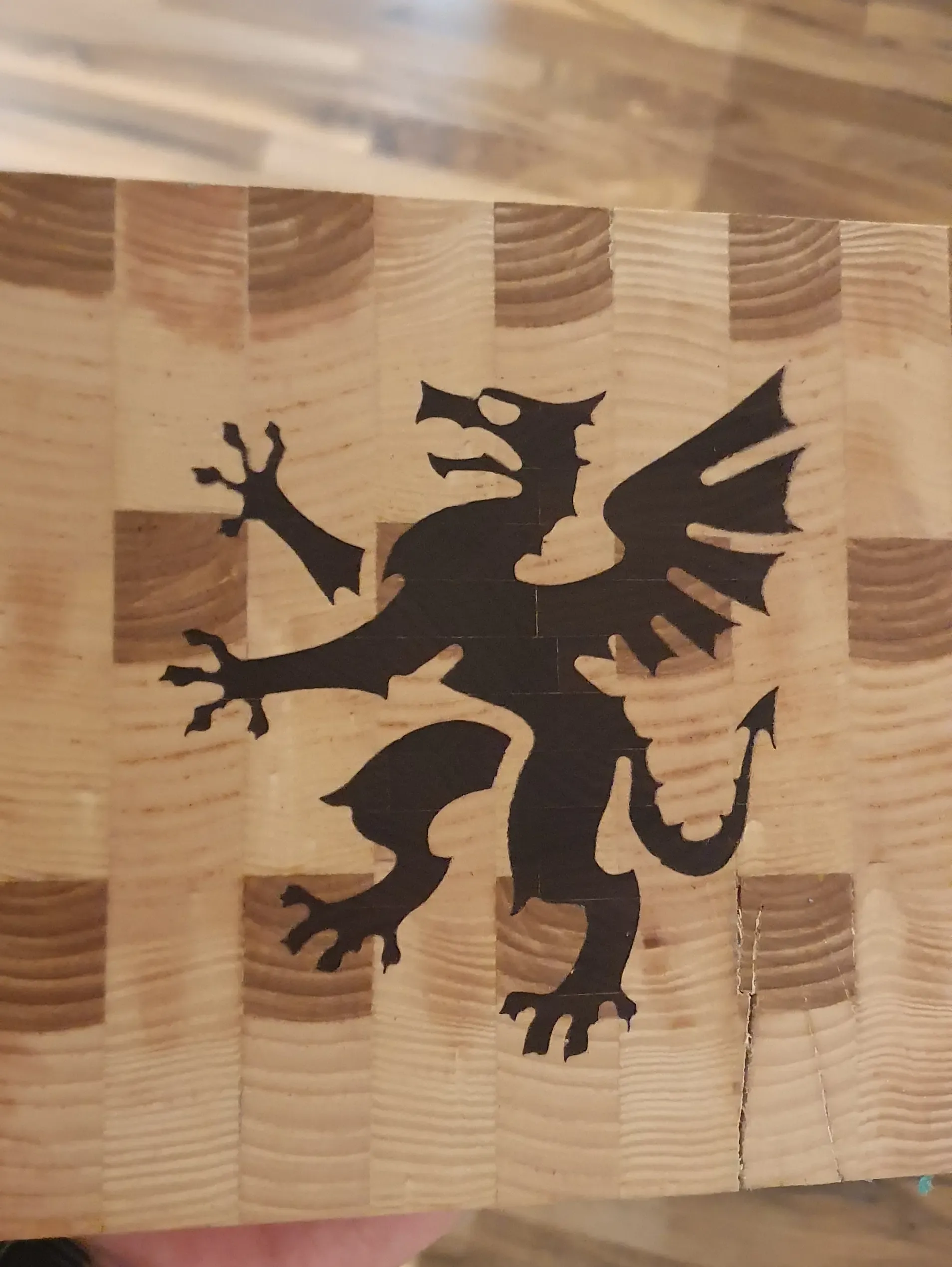 Stirnholz Inlay Intarsie 