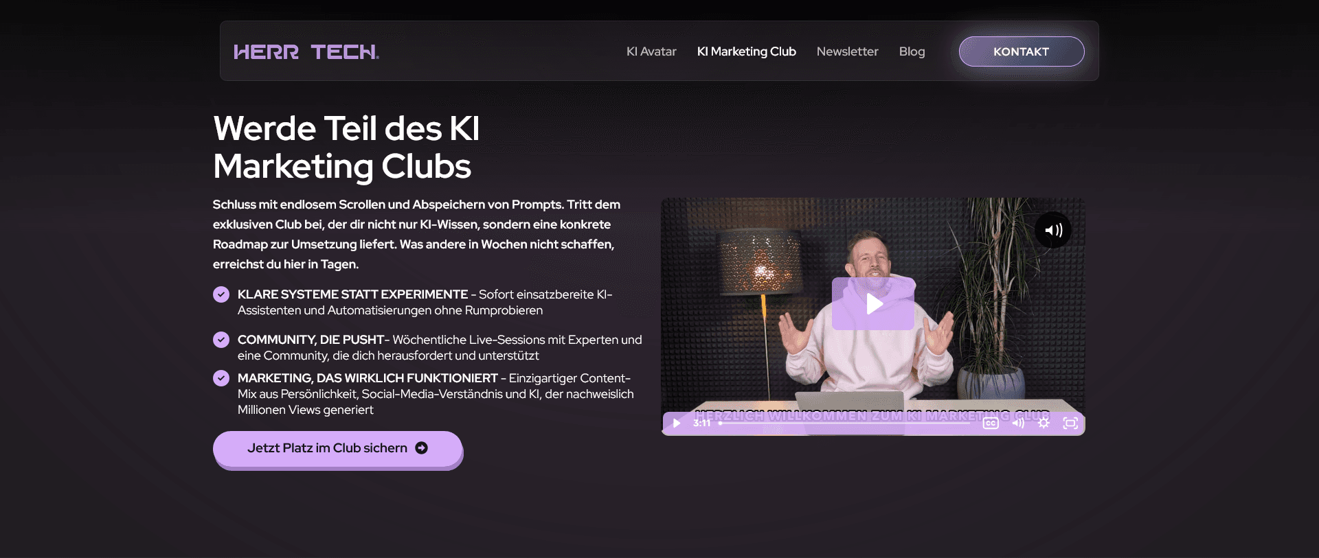 Ki Marketing Club von Herr Tech Erfahrungsbericht meine ehrliche erfahrungen