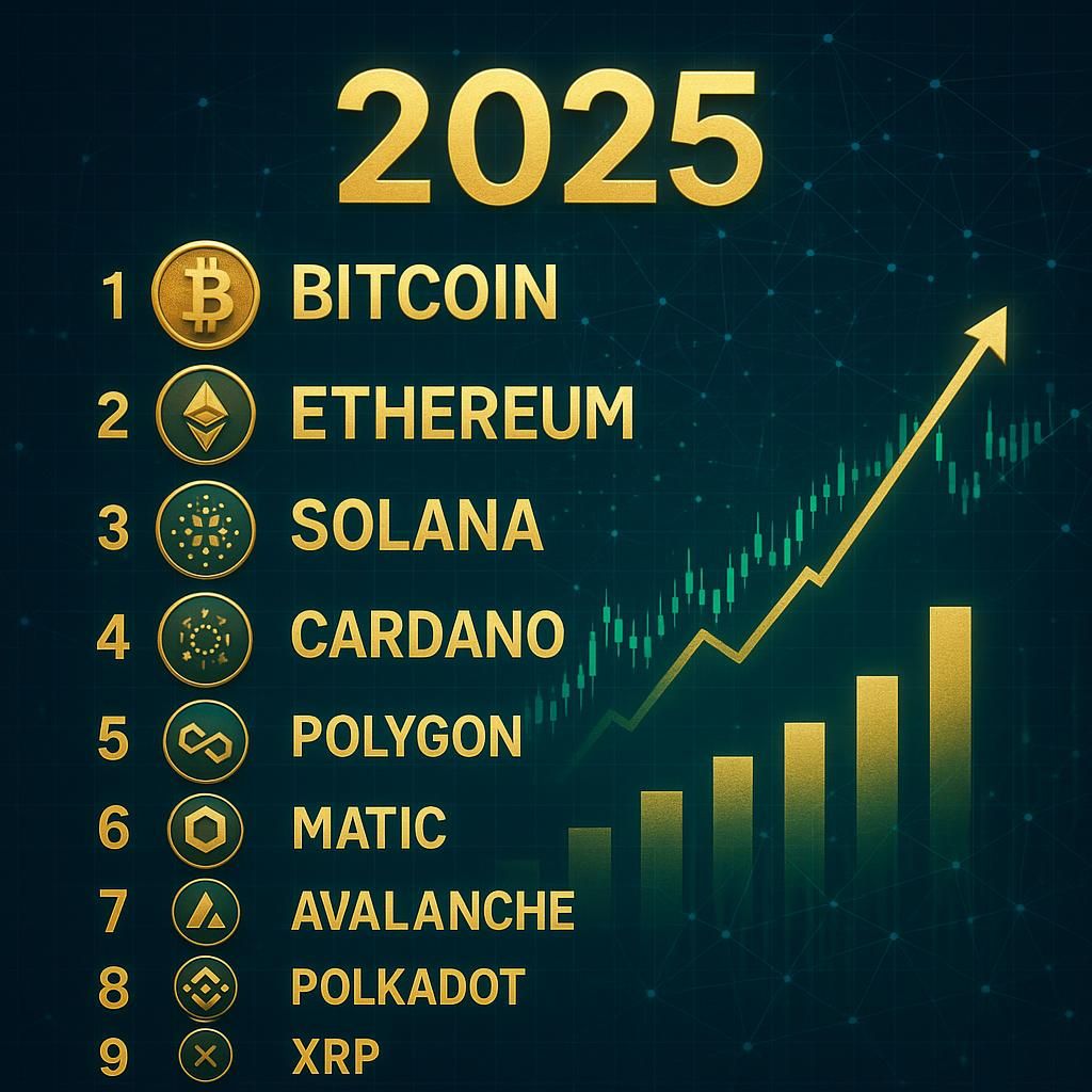 Die 10 besten Kryptowährungen 2025: Prognosen und Analysen
