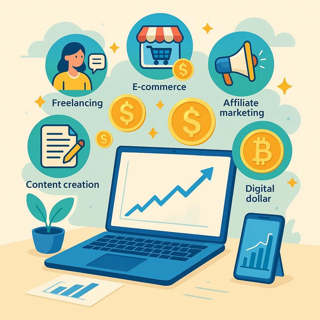 Geld verdienen im Internet 2025: 20 seriöse Methoden für dein Online-Einkommen